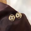 XP17 Corea del Sur Moda Pendientes Largos Sentido Simple Pendientes de Borla Elegantes Pequeños Pendientes Estilo Chanel Pendiente CC
