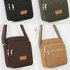 Bolsa de Hombro de Lona para Suministro Transfronterizo, Bolso Satchel para Hombre, Casual Cruzado, Publicitario, Regalo, Bolsa para Puesto