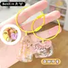 Llavero Colgante de Pelo de Gato Acrílico Caja Transparente para Guardar Pelo de Gato Colgante Conmemorativo de Alto Valor para Mascotas Venta al por Mayor
