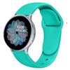 Adequado para Galaxy active 2 Monocromático Backbuckle Silicone Strap 18/20 / 22mm Sport Inner Buckle Strap