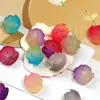 Contrabando Novas Contas de Lótus Gradiente Acrílico Fosco Contas de Flor Pulseira DIY Caneta com Contas Acessórios de Joia