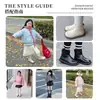 Botas para niña, botines infantiles, botines estilo Martin para niñas pequeñas de otoño e invierno, botas de algodón blanco, botines de bebé para niña de otoño, zapatos de princesa