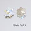 Dongzhou Cristal Copo de Nieve Fondo Puntiagudo Diamante Accesorios para Joyería DIY Diamante de Fondo Alto Diamante con Forma Especial Uña Artística Diamante Popular Fabricante Mayorista