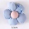 Novedad Primavera y Verano Estilo Chino Diy Accesorios de Flor de Cinco Pétalos Accesorios de Tela Broche Lindo de Fresas con Lazo