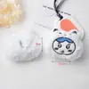 Urso de Pelúcia com Apito Acessórios DIY Preenchidos com Algodão, Acessórios para Bolsa e Sapato, Pingente de Chaveiro, Broche Criativo