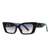 Comercio Exterior Explosiones Transfronterizas Gafas de Sol Modernas Fotografía Callejera Europea y Americana Modelo Popular de Internet Gafas de Sol Cuadradas Femeninas 4074