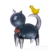 Gatinho de Desenho Animado Transfronteiriço com Pássaro Ornamentos de Cristal Artesanato Enfeites de Mesa Pets de Chá Dia das Crianças Presentes de Aniversário