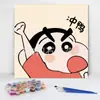 20*20 Pintura al Óleo Digital de Dibujos Animados de Anime Pintura Decorativa DIY para Colorear Hecha a Mano para Niños Stock Listo Pintura al Óleo Digital al por Mayor