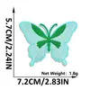 Mil Vitórias Novo Tecido Colorido com Bordado de Borboleta Patch Decoração de Borboleta Desenho Animado Patch para Roupa Jaqueta Puffer Termocolante Em Estoque