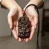 Gu Yisu Talla en Madera Doce Animales del Zodiaco Guardianes Ocho Dioses Marca 741 Colgante de Lanyard Accesorios para Hombres y Mujeres Venta Directa de Fábrica