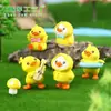 Nuevo Impermeable de PVC Lindo Patito Amarillo Paisaje en Miniatura Jardinería DIY Manualidad de Plástico Adorno de Escritorio para Coche