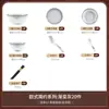 Conjunto de Louça de Porcelana Óssea Jingdezhen Cerâmica Mesa Moderna Acessível Luxo Tigelas e Pratos com Borda Dourada Pratos de Presente para Casa Inauguração Tigelas e Hashis