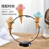 Suporte de Sorvete de Ferro Forjado Cone Doce Cone de Ovo Balcão de Bar Suporte de Exibição Cone Crocante Suporte de Exibição de Produto Lanchonete de Sorvete