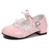 Zapatos de Princesa para Niñas, Zapatos de Cuero Plateado de Suela Blanda para Niños, Nuevo Estilo Primavera y Otoño 2026, Zapatos Individuales Elegantes para Niñas, Zapatos de Baile de Moda