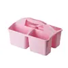 Bolsa de artículos de tocador Canasta de almacenamiento de gran capacidad Cesta de almacenamiento de material de papelería de plástico Bloques de construcción Cesta de almacenamiento de juguetes Canasta de almacenamiento de especias de cocina