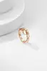 Anillo de Serpiente Sin Diamantes, Anillo de Pareja Hueso de Serpiente de Primavera, Anillo de Mujer con Forma de Serpiente Artesanía Versión Alta CNC, Chapado Grueso en Oro V 18K Fábrica
