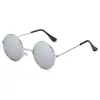 Gafas de Sol Redondas Retro Color Océano Color Caramelo Metálicas de Moda Harajuku para Hombres y Mujeres Gafas Coloridas Transfronterizo