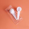Cuchara medidora de plástico para polvo de grado alimenticio al por mayor, empaque separado, cuchara para leche en polvo para hornear, cuchara medidora de detergente espesado
