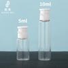 Shengmei 5ml Transparente Frasco Médico de Belleza con Tapa de Seguridad Vial de Vidrio Desprendible 10ml Esencia Líquido Original Botella Dispensadora de Cosméticos