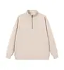 Nueva sudadera con cuello alto y media cremallera de 320g para hombre, chaqueta holgada y versátil, top unisex de moda estilo americano, venta al por mayor
