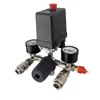 Accesorios para compresores de aire: Tapa negra Bama, conjunto de soporte regulador de presión, interruptor de presión de aire de 175 PSI, válvula reguladora de presión, conector nuevo estilo europeo
