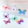 Accesorios Decorativos DIY Hermoso Temperamento Tul Tridimensional Doble Capa Alas de Mariposa Temperamento Estilo Mori Accesorios de Mariposa