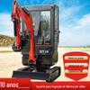 Exportado para a França HT18 Cab Projeto Construção Escavadeira Pomar Plantio Transformação Rural Escavadeira Agrícola