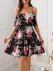 Saia Slip Floral Sexy Puro Desejo para Irmã Gordinha Doce Senso de Alta Qualidade Saia de Fada Pequeno Homem para Mulheres Vestido de Verão