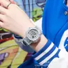 Reloj Deportivo Electrónico Blanco Glaciar para Mujer, Fiesta Estudiantil, Chica de Secundaria, Ins Unicornio