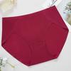 Nueva ropa interior de seda de hielo de una pieza sin costuras para mujer de cintura media, sensación desnuda, cómoda, con entrepierna antibacteriana, calzoncillos para mujer al por mayor