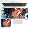 Mouse Pad Grande de Anime para Escritório, Estudo, E-Sports, Mesa de Computador com Base de Borracha Natural Antiderrapante, Bordas com Acabamento Preciso