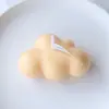 Vela Aromática de Nuvens Brancas Pequenas Formato de Nuvem Fofo Cera de Soja Vegetal Decoração de Casa Acessórios Nórdicos Presente de Mão