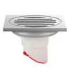 Dren de Piso de Acero Inoxidable 6mm Clip-On Salida Lateral Grande Baño Inodoro Cocina Anti-Olor Anti-Insectos Inodoro Único Doble Uso Mayoreo
