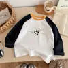 Camiseta Raglan Manga Longa 2026 Infantil 10A Algodão Lycra Antibacteriano Sem Costura, Camiseta Básica Manga Longa, Top Interno