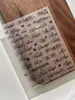 Novos adesivos florais vintage de borboleta inglesa com verso adesivo, personagens em preto e branco, adesivos de decoração DIY para unhas atacado