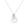 Collar Colgante de Pez Koi para Mujer, Cadena para Clavícula de Moda de Lujo Ligero Estilo Chino Nuevo, Diseño Versátil y Suave, Cadena de Cuello de Alta Gama