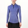 Camiseta Masculina de Manga Longa de Secagem Rápida para Esportes ao Ar Livre, Roupas de Secagem Rápida para Escalada e Corrida, Top Feminino Justo que Absorve a Umidade e Transpira
