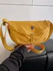 Bolso Cruzado Casual y Ligero para Mujer 2025 Nuevo Diseño de Color Puro Bolso de Hombro Versátil Casual Bolso con Correa Ancha para el Hombro