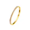 Pulsera de Acero de Titanio con Esmalte para Mujer, Lujo Accesible, Baño de Oro de 18K de Gama Alta, Pulsera de Acero Inoxidable Europea y Americana para Mujer, No se Desvanece