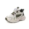 Tênis Esportivo Masculino e Infantil 2026 Estilo Primavera e Outono Infantil Tamanhos Médios e Grandes Malha Respirável Solado Macio Moda Pai Sapatos de Corrida