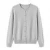 Serie de Lujo Hilo 100% Lana Merino Australiana de Máxima Calidad Suéter Cardigan Tejido Puyuan