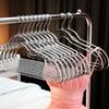 Percha de Ropa de Acrílico para Uso Doméstico, Percha para Ropa de Mujer, Plástico Transparente Sin Marcas Antideslizante Polvo Dorado Cristalino Tendedero, Estilo Ins