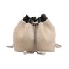 2025 Nuevo Bolso de Cubo de Moda Trendy Dulce Estilo Occidental para Mujer Otoño Estilo Occidental Bolso Bandolera Bolso de Cubo con Cadena