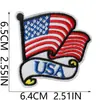 Parches de Tela Bordados con Patrón de Bandera Americana para Bolsas, Zapatos y Sombreros, Parches de Tela Personalizados, Accesorios Hechos a Mano para DIY