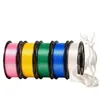 Filamento para impresión 3D de color básico PLA+seda para comercio exterior transfronterizo, alta tenacidad, alta velocidad, fácil de imprimir, universal FDM