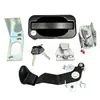 Peças de escavadeira LiuGong 906C/908C conjunto de trava da porta da cabine com maçaneta externa e bloco de trava da maçaneta interna