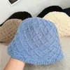 2026 Nuevo Sombrero de Pescador de Lana Tweed de Moda con Patrón de Diamantes para Mujer Otoño Invierno Cálido Sombrero Cubo de Pescador Hace que la Cara Parezca Más Pequeña