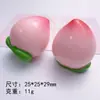 Fresa Realista 3D DIY Funda para Teléfono Pasador Decoración para Zapatos Colgante Adorno de Escena Creativa Piezas de Resina Lindas Venta al por Mayor
