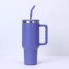 Termo de doble capa de acero inoxidable para coche, vaso de hielo de 40 oz con asa, ideal como regalo de Amazon.
