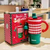 Nueva Taza de Agua de Oficina para Mujer de Alta Calidad con Revestimiento Interior de Cerámica, Taza Térmica de Acero Inoxidable, Exquisita Taza de Agua de Regalo al por Mayor